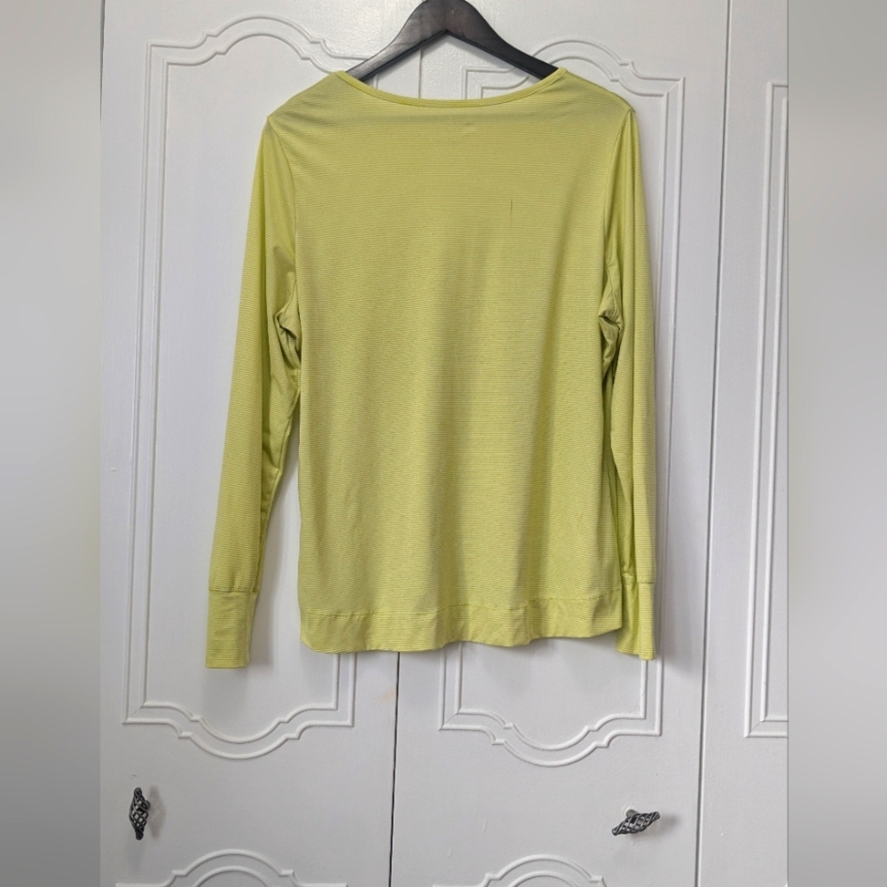 Lands' End Women's Long Sleeve Tee - Light Yellow